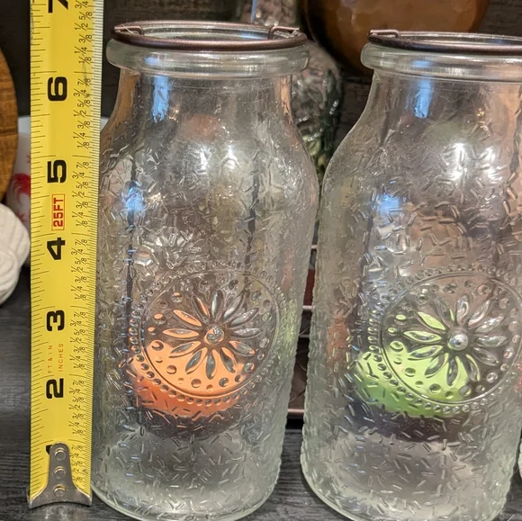 PartyLite Brown Metal Milk Bottle Tea Light Holder - Picture 6 of 11